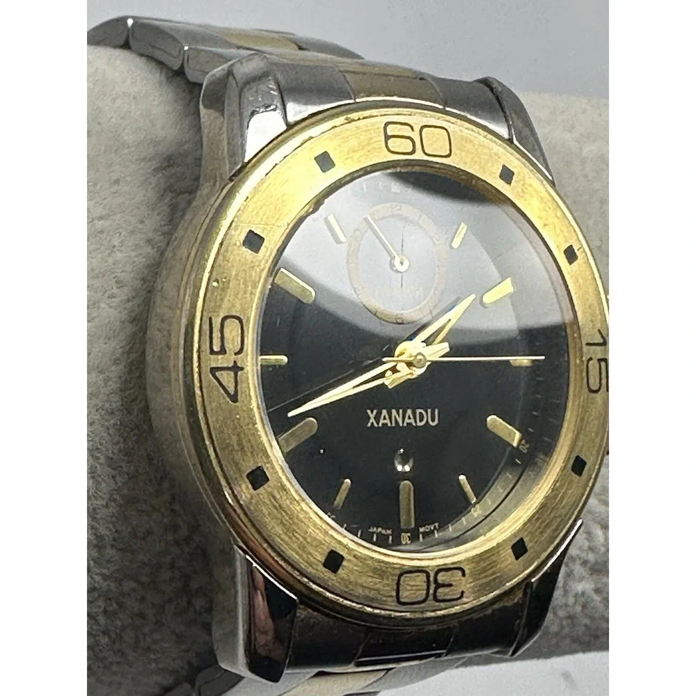 Xanadu‎ Alarm Mens Watch New Battery 34MM 6.75